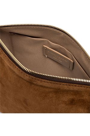 Nora Pouch made of brown soft suede GIANNI CHIARINI | BS10225CMPL974